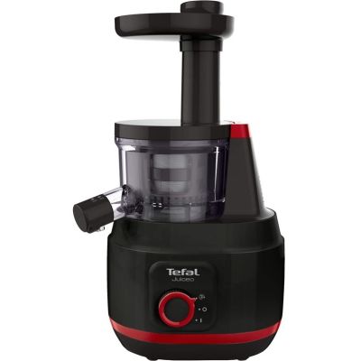 6. Sokowirówka wolnoobrotowa Tefal Juiceo ZC150 (7490041) 150W Czarny, Czerwony