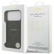 8. Etui Guess Saffiano Classic Logo MagSafe na iPhone 17 Pro Max - czarne