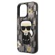 6. Etui Karl Lagerfeld Flower Ikonik Karl na iPhone 13 Pro / iPhone 13 - szare