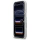 5. Etui Karl Lagerfeld Croco KL Script Logo MagSafe na iPhone 17 Pro Max - srebrne