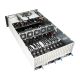 6. Platforma Asus Rack (4U) ESC8000A-E12 AMD Epyc 9004 (8x NVMe/SATA HS, 1xM.2, 2x10Gbe, IPMI, 2+2 3000W)