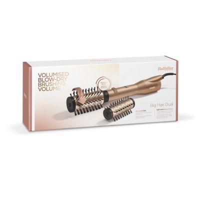 9. Suszarko-lokówka do włosów Babyliss AS952E (650W; kolor złoty)