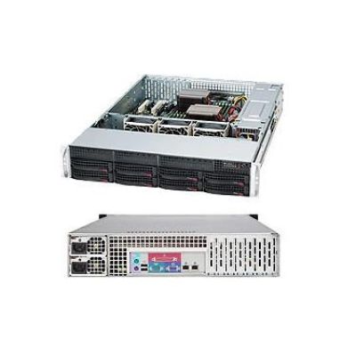 10. OBUDOWA SERWEROWA SUPERMICRO CSE-825TQC-R802LPB (Black 2U SC825TQC SAS3 LP Chassis w/ Red. 800W PWS)