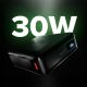 4. Powerbank SBS HD 30W 10000mAh USB-C z wyświetlaczem LCD - czarny