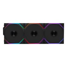 Wentylator Lian Li UNI FAN TL Wireless Lüfter, ARGB, PWM, 3er-Pack - 120 mm, czarny