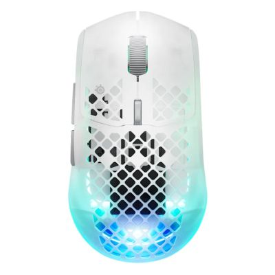 4. Steelseries Aerox 3 Wireless Gen 2 myszka Gaming Po prawej stronie RF Wireless + Bluetooth Optyczny 26000 DPI