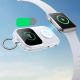 8. Joyroom JR-W19 5W Portable Watch Wireless Charger White