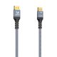 4. Kabel Wozinsky WPS-16AYL3S DisplayPort 2.1 Certyfikowany VESA 80 Gb/s 16K@60Hz 8K@120Hz 4K@240Hz HDR HDCP DSC 3m - czarny