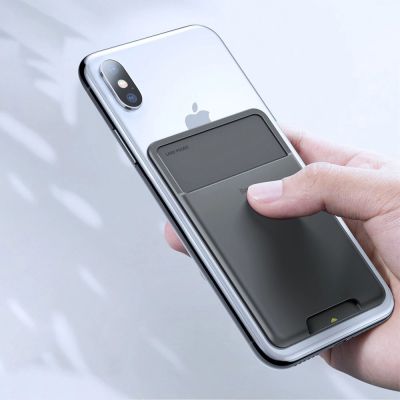 9. Baseus samoprzylepne etui na kartę karty dokumenty do telefonu szary (ACKD-B0G)