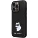 2. Etui Karl Lagerfeld Silicone Choupette Metal Pin na iPhone 13 Pro / iPhone 13 - czarne