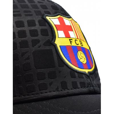 3. Czapka z daszkiem FC Barcelona bejsbolówka Cap Cross Black FCB Jr 5001GEXNNP