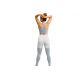3. Legginsy GymHero Leggins Stripes W GRAPHITE