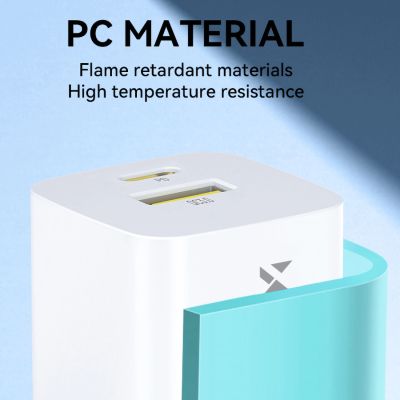 9. Ładowarka sieciowa Wozinsky WWCEAC GaN USB-A USB-C 33W - biała