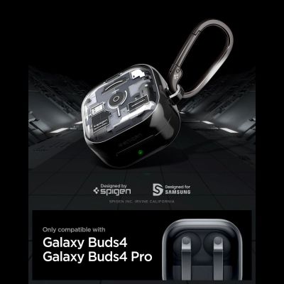 5. Etui Spigen Ultra Hybrid Zero One na Samsung Galaxy Buds 4 / 4 Pro - czarne