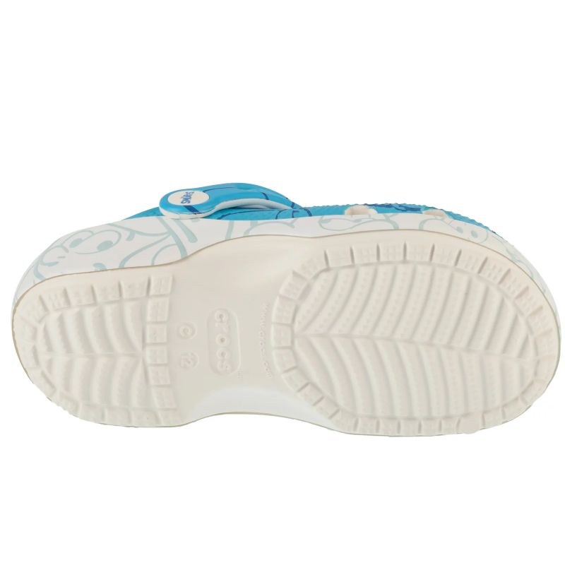4. Klapki Crocs Classic Smurfs Clog Jr 210821-90H
