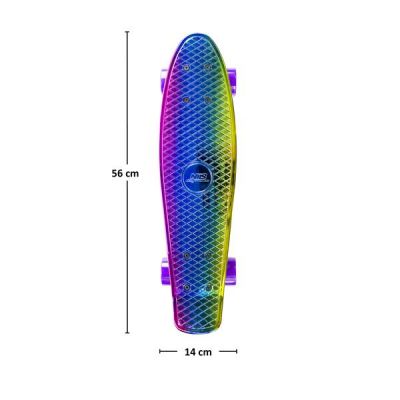 32. Deskorolka Nils Extreme ELECTROSTYLE PENNYBOARD PNB01 RAINBOW 