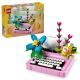 10. LEGO Creator 3w1 31169 - Maszyna do pisania z kwiatami
