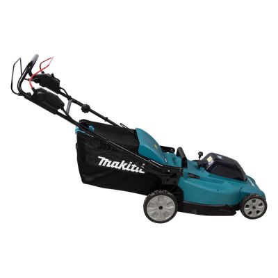 6. Makita DLM481Z kosiarka Kosiarka do trawnika typu push Bateria Czarny, Niebieski, Metaliczny