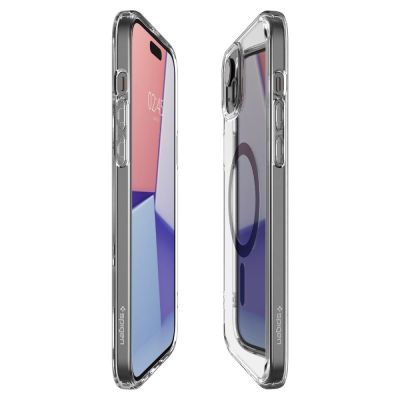 8. Etui Spigen Ultra Hybrid Mag z MagSafe na iPhone 15 Plus - czarne