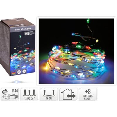 6. LAMPKI DRUCIKI GIRLANDA 240 LED MULTIKOLOR