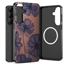 Etui Etui Tech-Protect Lamano MagSafe na Samsung Galaxy S26 - brązowo-fioletowe