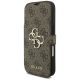 2. Etui Guess Book 4G Metal Logo na iPhone 18 Pro / 17 Pro - brązowe