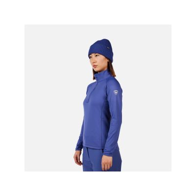 4. Bluza damska ROSSIGNOL W MID LAYER STRETCH HZ niebieska