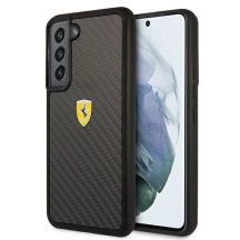 Etui Ferrari On Track Real Carbon na Samsung Galaxy S22 - czarne