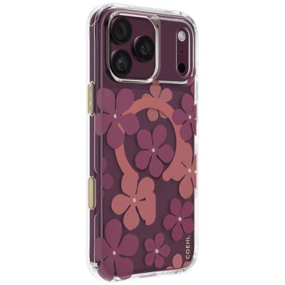 2. Etui UNIQ Coehl Mila Magnetic Charging na iPhone 18 Pro Max / 17 Pro Max - bordowe