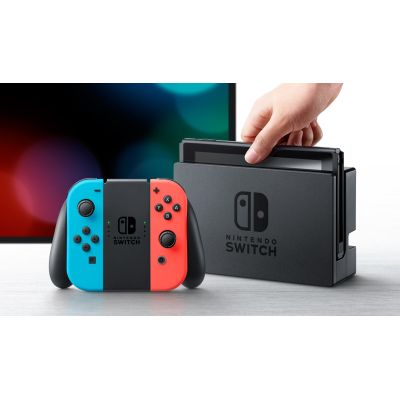 14. Nintendo Switch przenośna konsola do gier 15,8 cm (6.2") 32 GB Ekran dotykowy Wi-Fi Niebieski, Szary, Czerwony