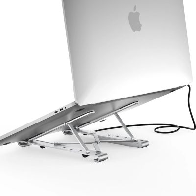 2. Choetech podstawka stacja wielofunkcyjna 7w1 do laptopa PD/USB-C HDMI(4K/30Hz)/2xUSB-A/1xUSB-C/1xSD/1xTF czarny (HUB-M43)