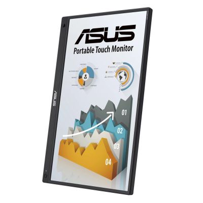 4. ASUS ZenScreen MB16AMTR monitor komputerowy 39,6 cm (15.6") 1920 x 1080 px Full HD LCD Ekran dotykowy Czarny