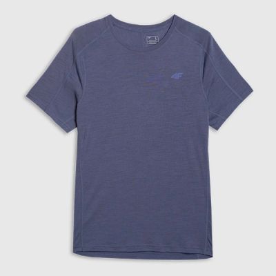 9. Koszulka trekkingowa z wełną merino męska 4F 4FWAW25TFTSM1526-32S