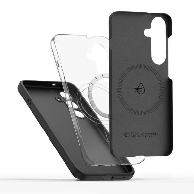 2. Etui Tech-Protect Liquid Silicone MagSafe na Samsung Galaxy S25 - czarne