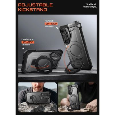 4. Etui Supcase UB Grip Mag MagSafe na Samsung Galaxy S26 - czarne