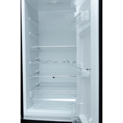 5. Lodówka Retro Ravanson LKK-250RB 250l | oświetlenie LED | styl vintage | 545 x 585 x 182 mm | czarny