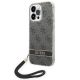 Etui Guess 4G Print Strap na iPhone 14 Pro - czarne