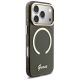 4. Etui Guess IML Glitters Script Strap MagSafe na iPhone 17 Pro - czarne