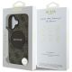 8. Etui Guess 4G Circle Classic Logo MagSafe na iPhone 16 - brązowe