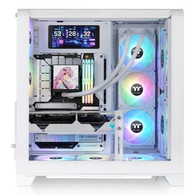 5. Obudowa Geh Thermaltake View 390 Air Midi Tower Snow White retail