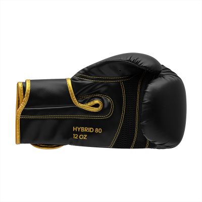34. Rękawice bokserskie adidas HYBRID 80 ADIH80 czarno złote