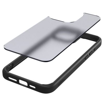 2. Etui Spigen Ultra Hybrid na iPhone 15 Pro - przezroczysto-czarne