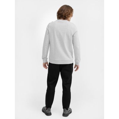 7. Bluza 4F M 4FSS23TSWSM349 chłodny jasny szary melanż