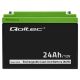 4. Qoltec Akumulator AGM  | 12V | 24Ah | max 360A