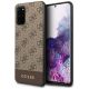 Etui Guess 4G Stripe Collection Samsung Galaxy S20 + - brązowe