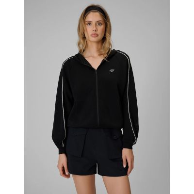 Bluza dresowa regular z kapturem damska 4F 4FRSS26TSWSF2990-20S