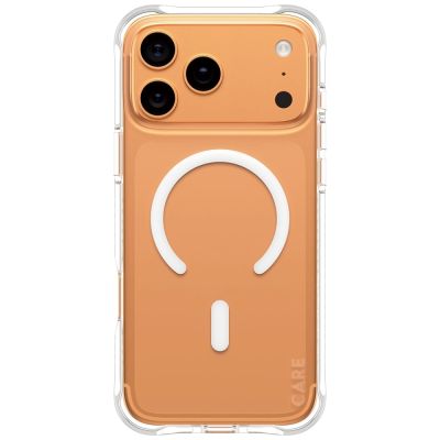 2. Etui CARE by PanzerGlass Fashionable Samba w. White MagSafe na iPhone 17 Pro Max - przezroczyste