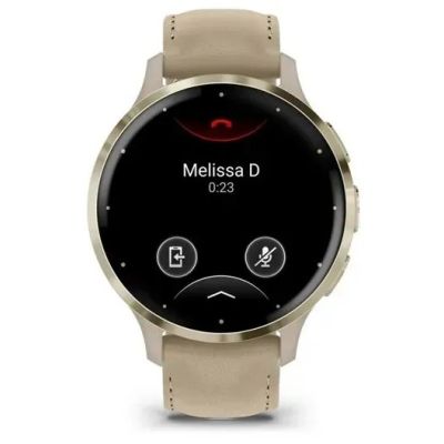 3. Garmin 010-02785-55 smartwatch / zegarek sportowy 3,05 cm (1.2") AMOLED 41 mm Cyfrowy 390 x 390 px Ekran dotykowy Złoto Wi-Fi GPS