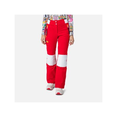 8. Spodnie Rossignol W Pilot Str Pant czerwony