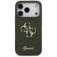 3. Etui Guess Silicone Big 4G Script na iPhone 17 Pro - zielone